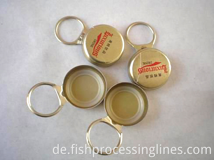 Aluminium Ring Pull Cap Making Machine für Saftgetränkglasflasche